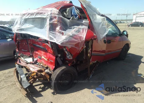 1999 Plymouth Voyager из США, поврежденный, VIN 2P4GP25G9XR375487